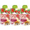 Kubuś Immuno Immunity Apple Carrot Banana Strawberry Raspberry Rosehip Acerola Hibiscus Fruit Puree 100 G X 3 Pieces
