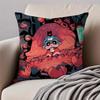 Gothic CCult Of The Lambs Game Cushion Cover Pillowcase Antidustmite Invisible Zipper Short Plush Sofa Cushion