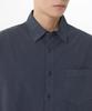 Musinsa Standard Relaxed Cotton Tencel Pigment Shirt [Navy]