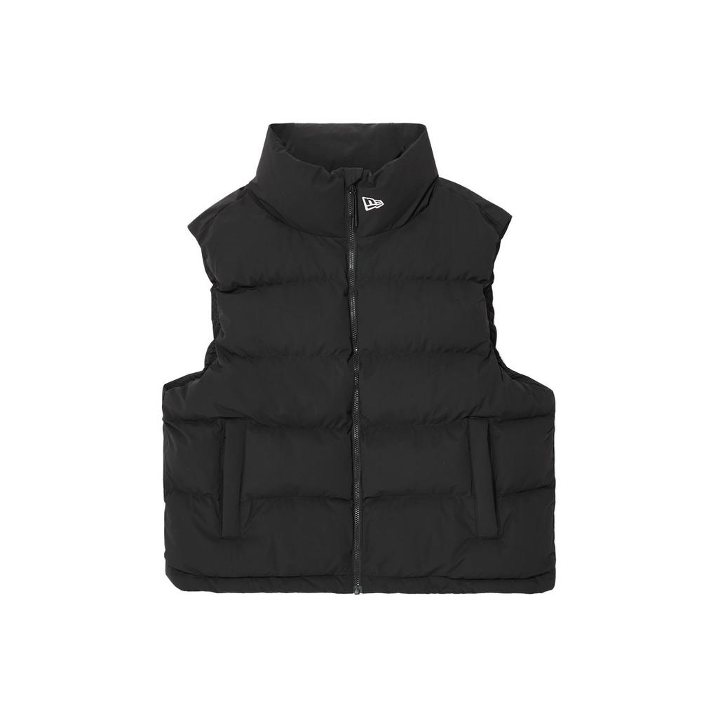 New Era FW25 Sports Series Minimalist Loose Stand Collar Logo Sleeveless Vest Women Vest 14740747