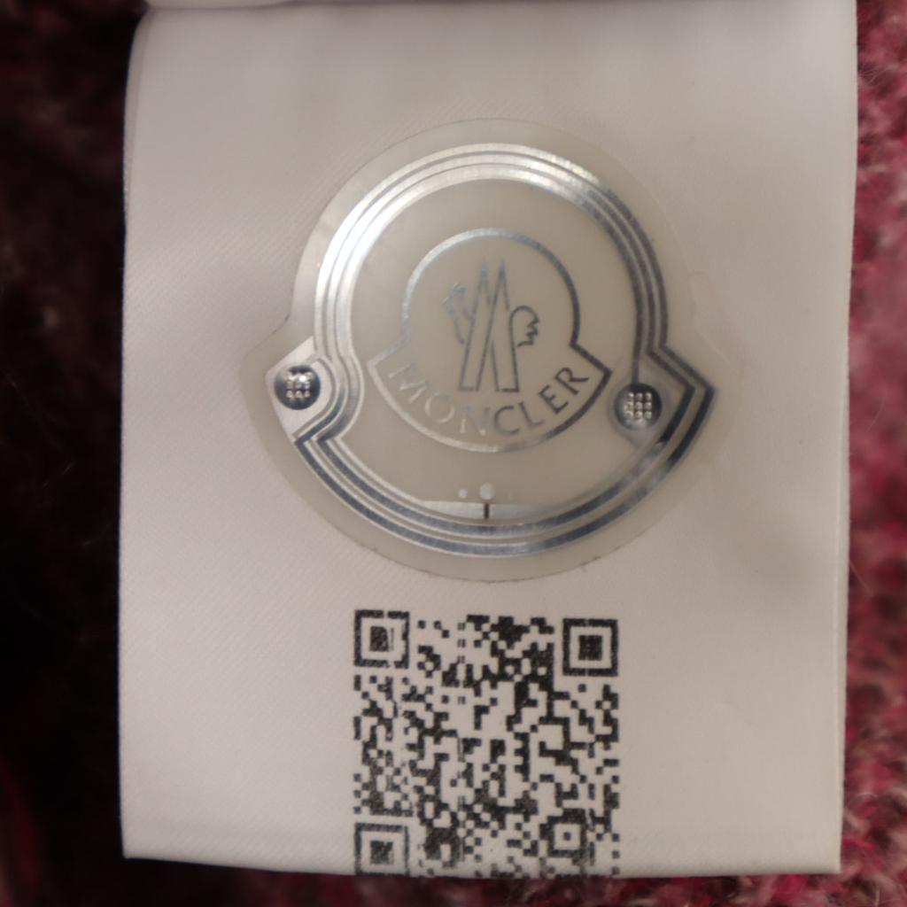 Moncler Hergestellt in Bulgarien Langärmeliges Strick-Einteiliges 12 rosa Kinder Gebraucht