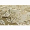European Style Gold Floral Polyester Curtains for Living/Bedroom, 1.7x2.2m, Various Sizes, Rod Pocket or Hook