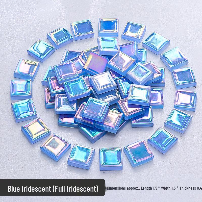 1kg Mosaic Iridescent Crystal Glass for DIY Children’s Handicrafts