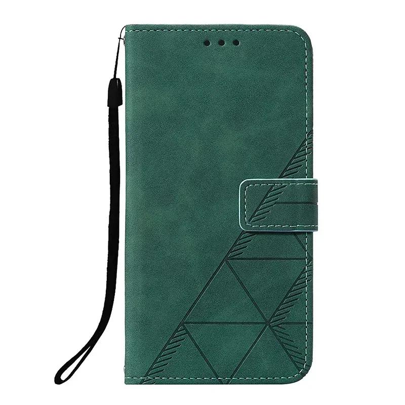 Geometric Leather Flip Wallet Case For Tecno Camon 30 Spark Go 1 30C 20C 20 Pro Pova 6 5 Neo 3 POP 9 Book Cover Card Holder