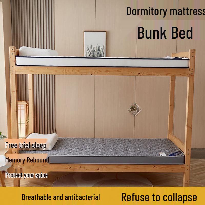 Atmungsaktive, verdickte Matratze für Studentenwohnheim-Etagen- oder Einzelbett