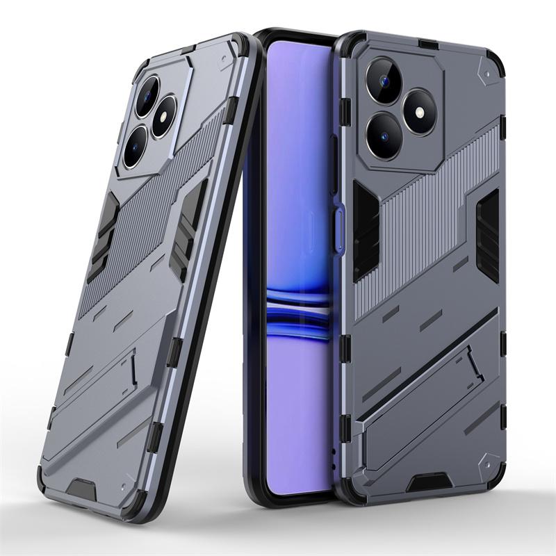 For OPPO Realme C51 Cover Case Realme C51 Capas Shockproof Armor Phone Bumper Kickstand Back Holder Cover Realme C 51 C51 Fundas