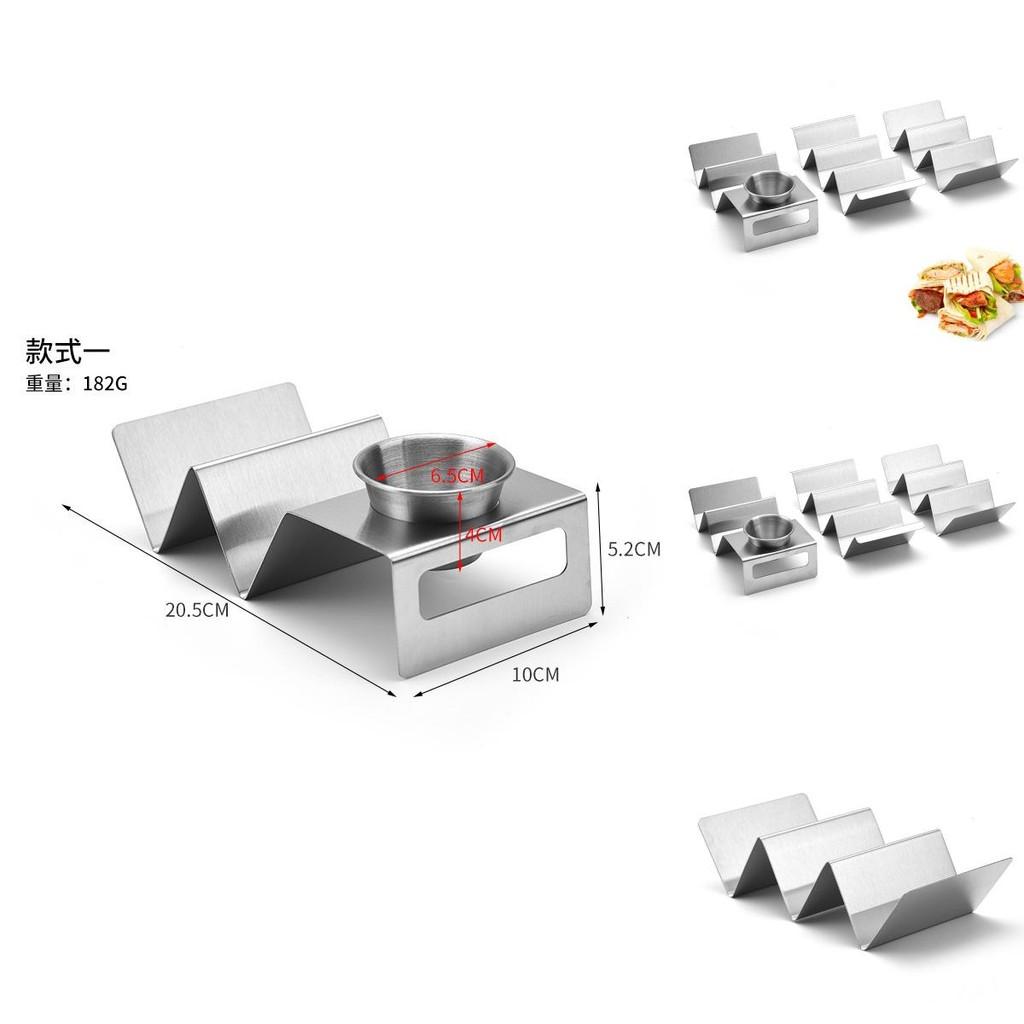 Moderner W-förmiger Taco-Halter aus Edelstahl, ideal für Partys und den täglichen Gebrauch