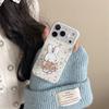 Pink Bunny Heart Phone Stand Case for iPhone 17/16 Pro Max/15/14