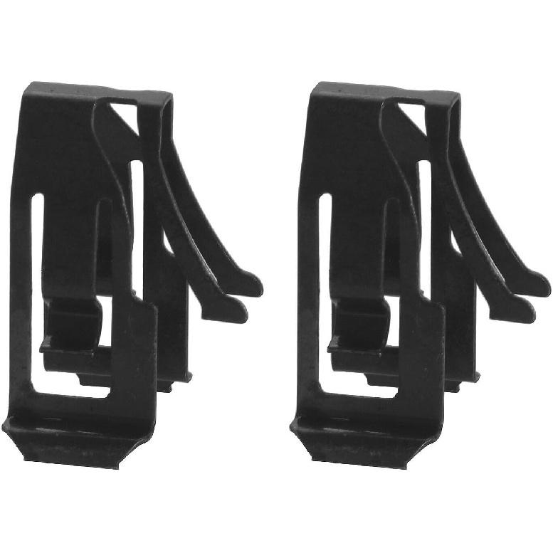 Sun Visor Clip Retainer Bracket Interior Right and Left Roof Sun Shield Fixed Iron Buckle Hasp Kit for Toyota Crown Reiz Prado RAV4 Camry (2PCS)