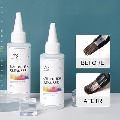 Solvente per smalto per unghie Detergente per pennelli per unghie Detergente per pennelli per nail art Pennello per unghie Setole per penna per colla Adesivo Solvente