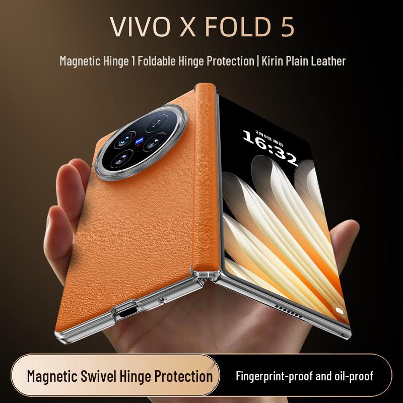 Shangsou Vivo X Fold Series Magnetic Hinge Leather Case