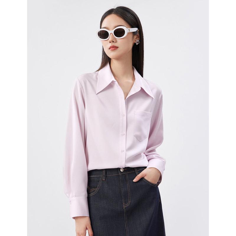 Rongtai Women's Lightweight Non-Iron Cloud-Like Shirt – Spring 2026 Versatile Commuter Top