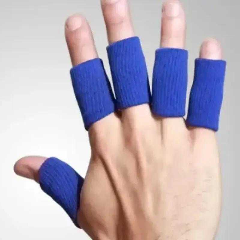 10Pcs Finger Protection Arthritis Support Finger Guard Outdoor Sports Basketball Volleyball Elastic Finger Sleeves Elastic