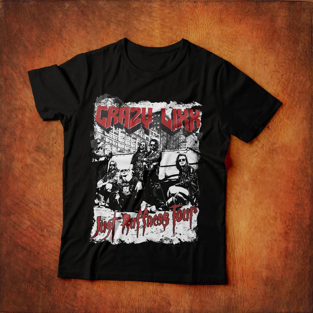 Crazy Lixx Band Music Just Ruffness Tour T-shirt S to 5XL NE457 Unisex T-Shirt M