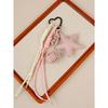Original leather star Medra premium handmade rope knot keychain pendant pentagram bag pendant