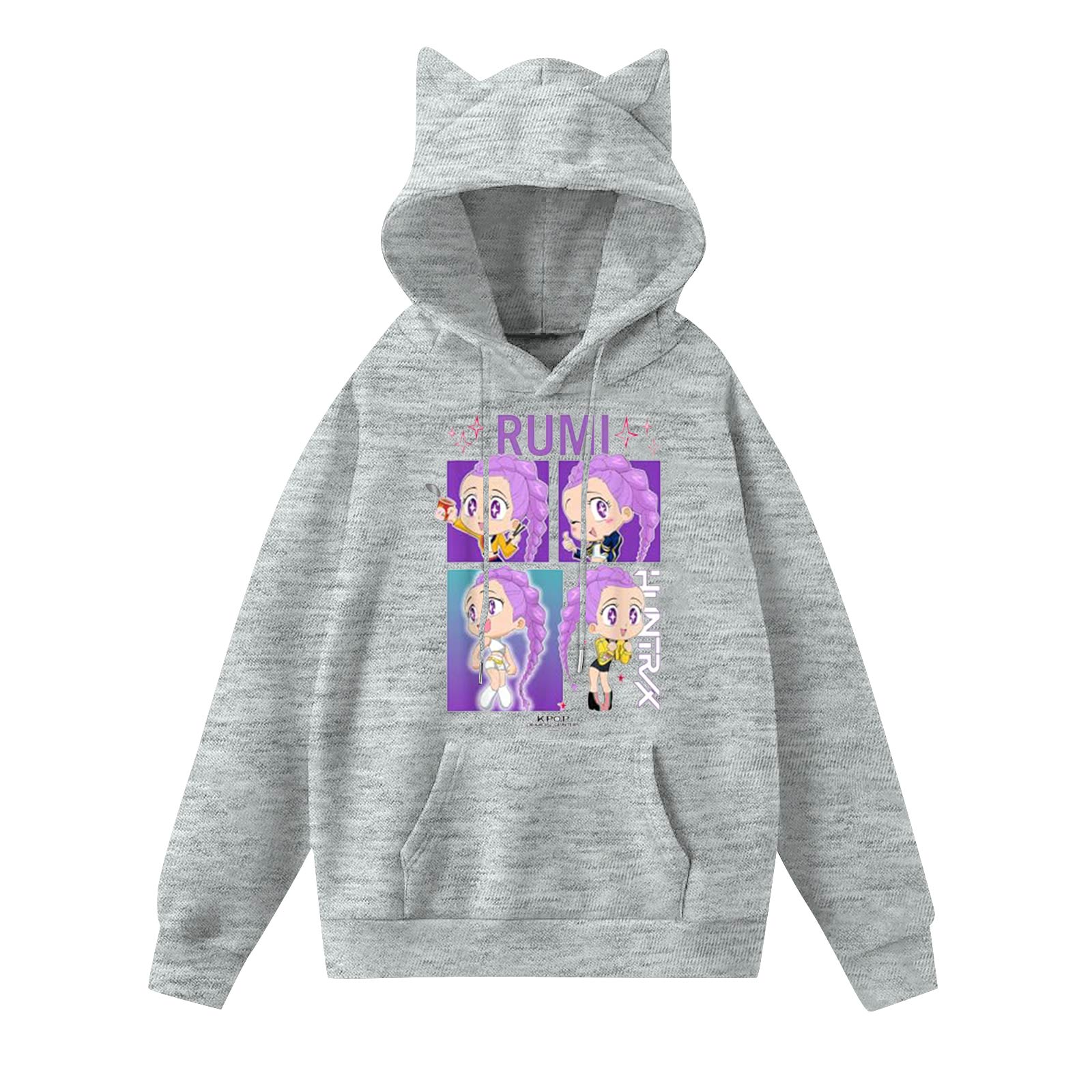 

Женская мода повседневная толстовка с капюшоном с длинным рукавом и круглым вырезом с карманами M