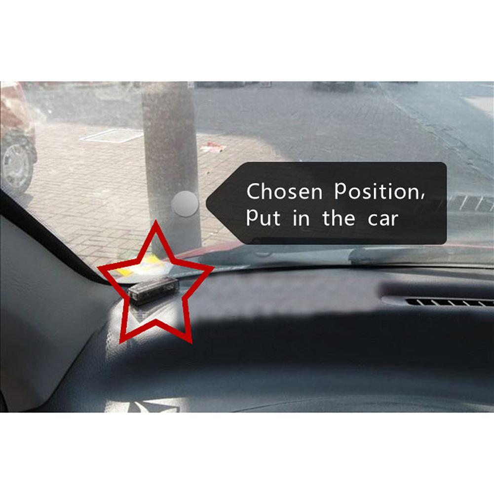 1PC 6 Led Car Alarm Warning Light Solar Powered Car Anti-theft Warning Lights Simulated Dummy Led Car