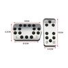UZYJ9 Car Pedals for Ford Focus 2 MK2 Focus 3 MK3 Kuga Escape ST 2009-2017 Fuel Brake Clutch Pedal Cover Car-styling