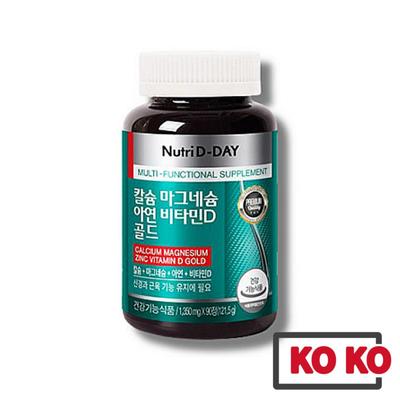 [Nutri D-day] Calcium Magnesium Zinc Vitamin D 90ea