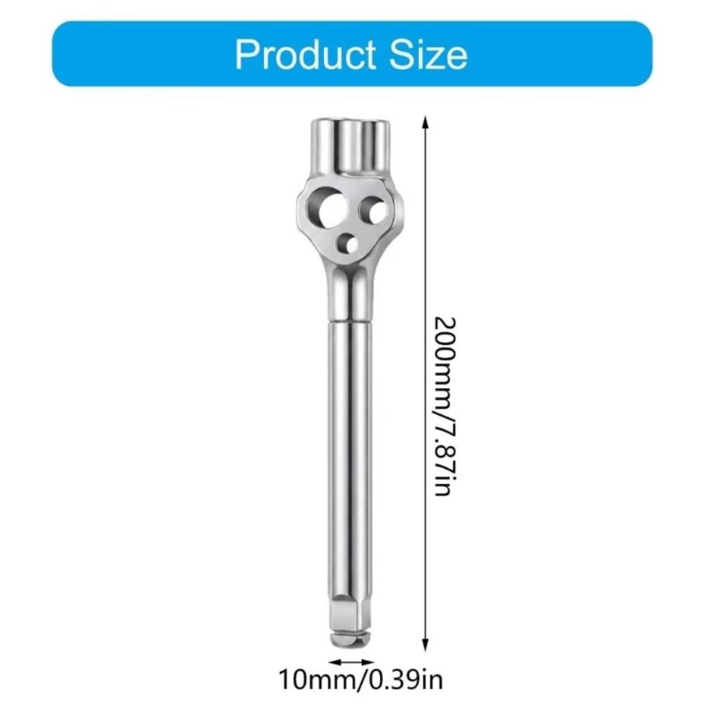 Torque Amplifier Multi-Function Hex Wrench Adapter Wrench Extension Bar Furniture Installation
