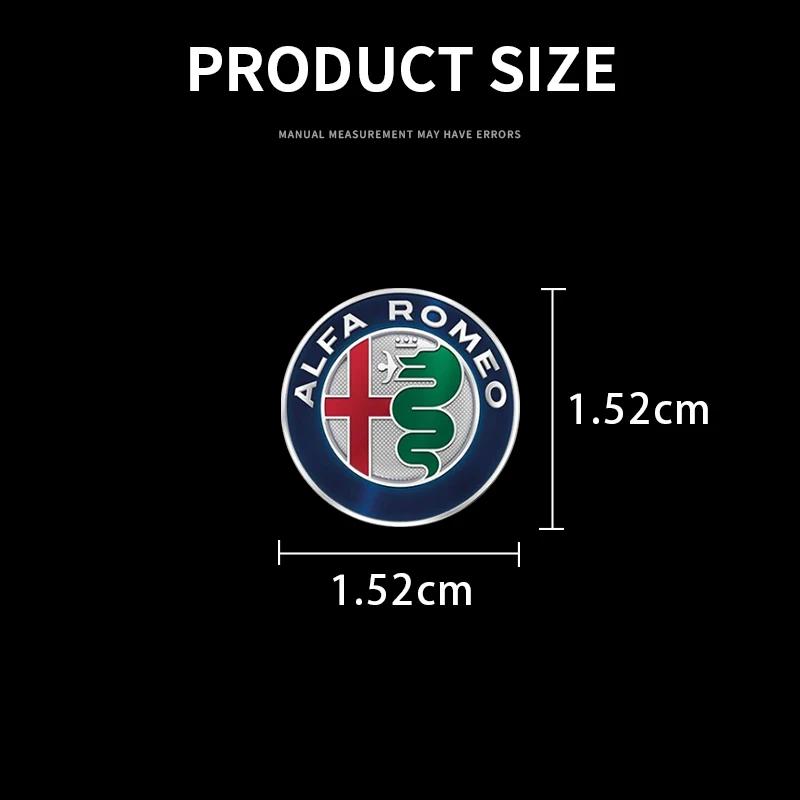 1/2/5/10PCS Car Interior Dekoration Stickers Badges Auto Styling Accessories for Alfa Romeo Giulia Stelvio Giulietta 156 159