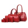 Women's   New European and American Fashion Crocodile Pattern Five-piece Set Mother and Child  Crossbody Shoulder Handbag