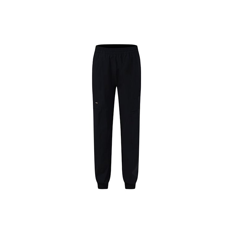 

FILA 2023 Summer New Simple Loose Cuffed Sports Woven Long Pants Women bottoms Deep-Black A11W327806F-BK S