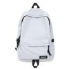 Schoolbag Solid Color Backpack Men's 1011 New Large Capacity Bag Women's Travel Backpack Junior High School High School Student School Bag