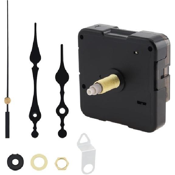 Replacement Clock Mechanism, 24mm Long Shaft Quartz Clock Movement Silent Wal