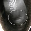 Great Salvatore Ferragamo loafers Gancini SilverMetal Brown Suede leather mens 6.5 Used