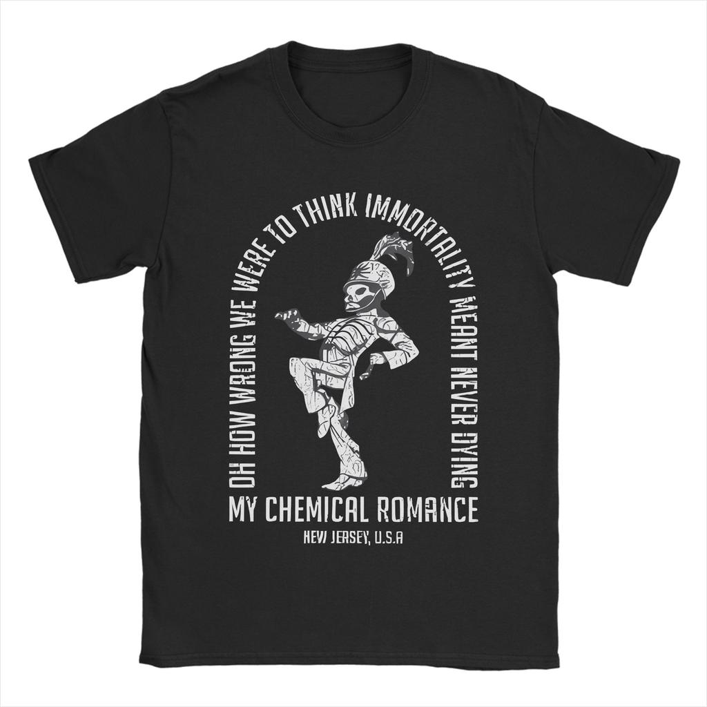 My Chemical Romance 2025 T-Shirt Summer  100% Cotton T Shirts For Men's Fashion Casual Tshirt Short-Sleeve Vintage Tees