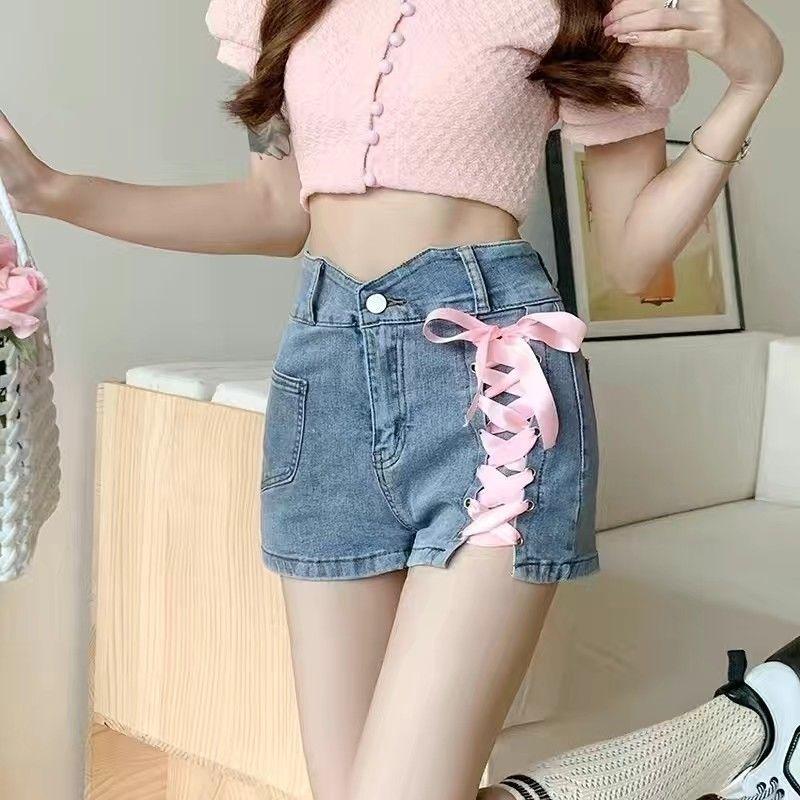 Short En Jean Femme Couleur Corail - Taille 34 - Neuf Avec étiquette