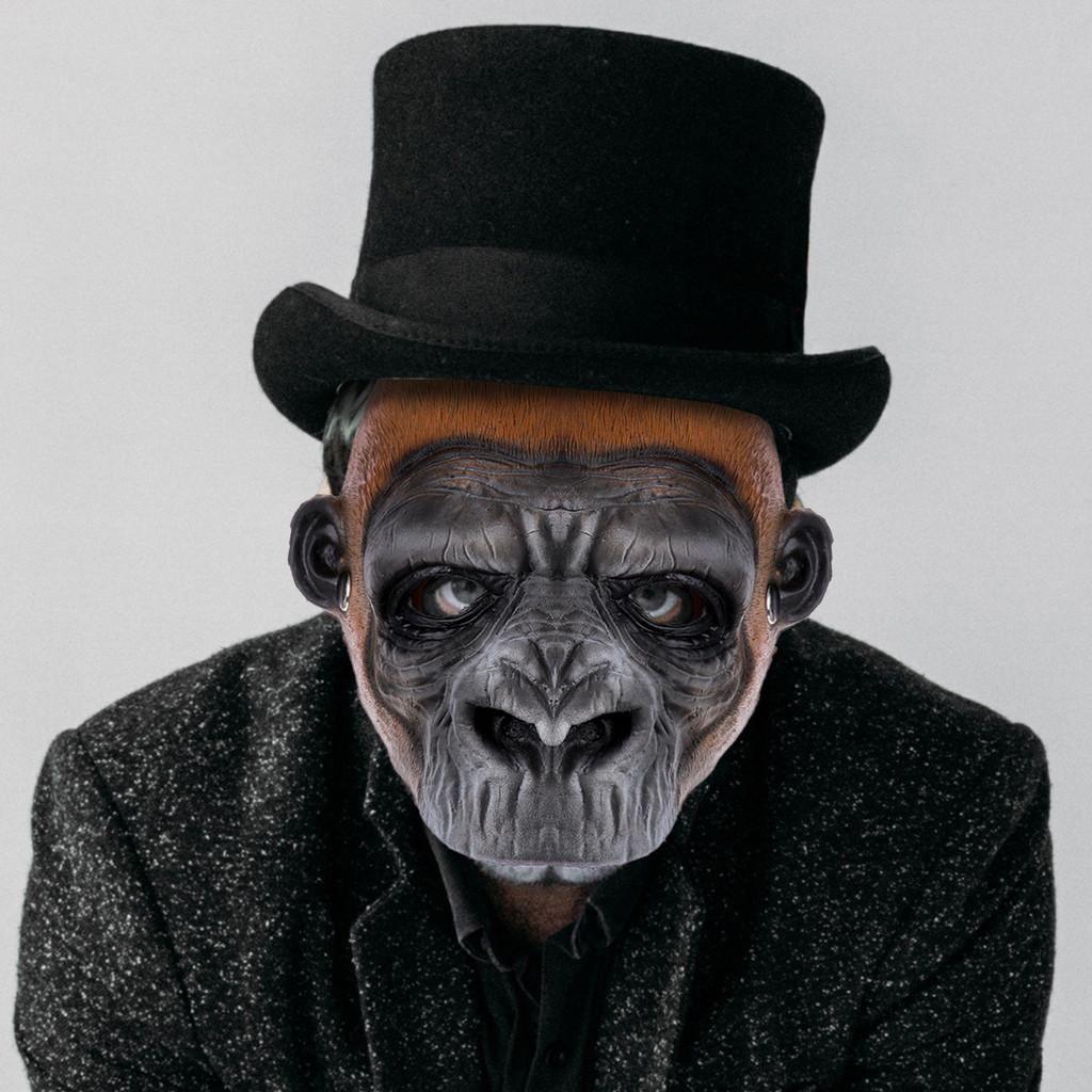 Halloween-Gorilla-Maske aus Schaumstoff für Kostümpartys und Cosplay-Events