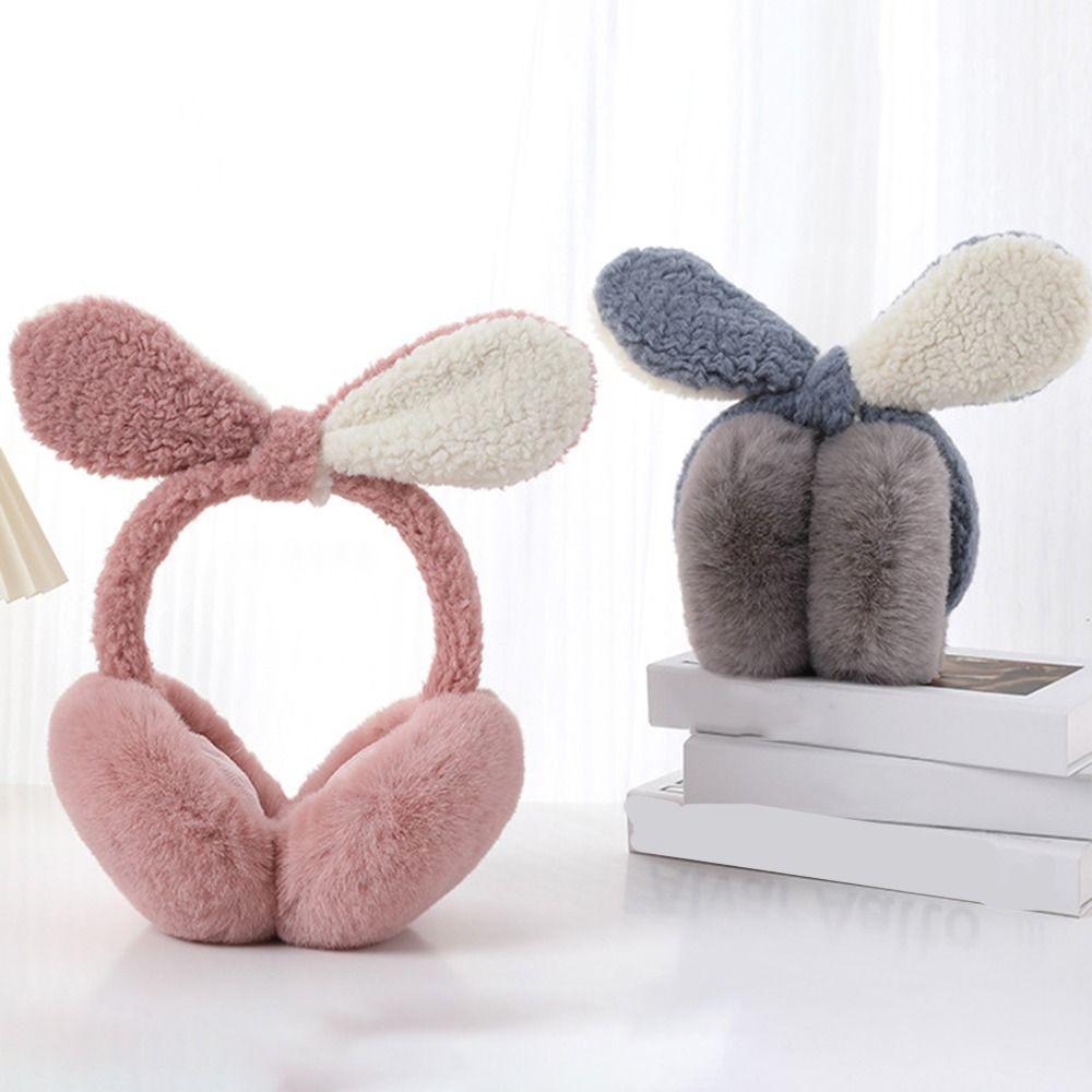 Soft Warm Earflaps Fleece Plush Ear Warmers Fashion Ear Cover  Unisex