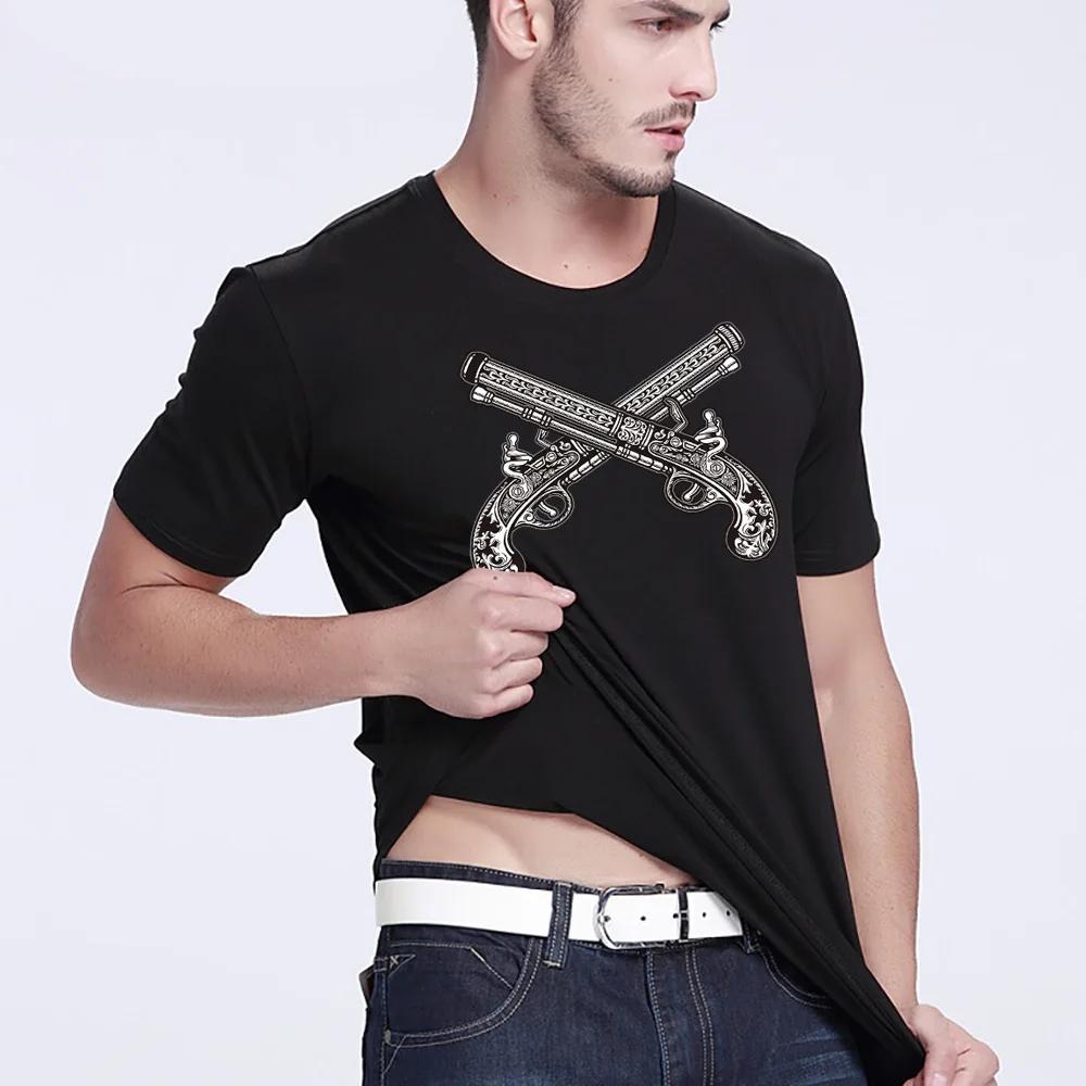 Harajuku T-Shirt Skull Printed Clothes 2022 Men Summer O-neck Short Sleeve Tshirt Hip Hop Streetwear Casual Slim Top Pullover