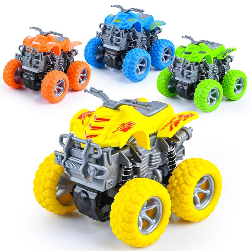 Children's Inertial Off-Road Stunt Car Toy Set - Educational Engineering Model for Boys