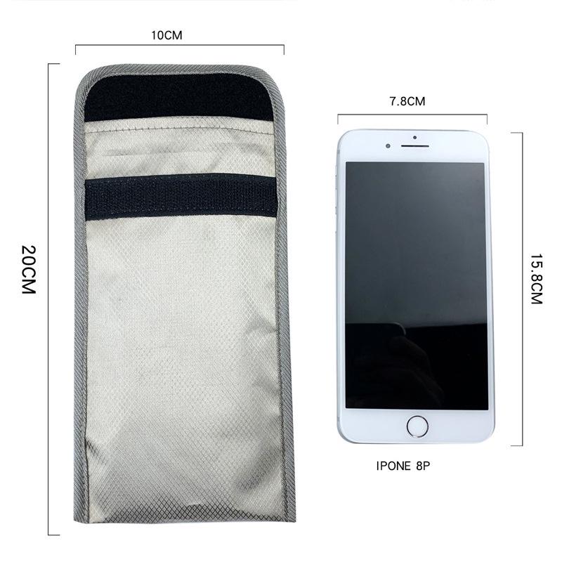 Dubbellaagse stralingsbeschermende telefoonhoes: Anti-Tracking Signaal Afschermtas