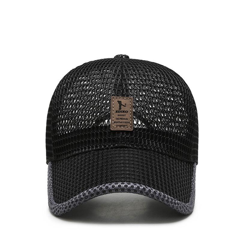 Full Mesh Baseball Cap,Quick Dry Baseball Cap Summer Mesh Sports Run Cap Adjustable