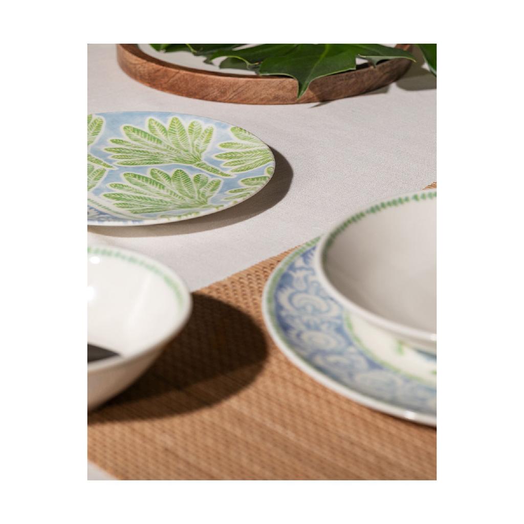 Manon 24 Piece Dinner Set - Blue/mint