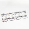 High Definition Photochromic Myopia Glasses Square Full-Frame Business Ultra-Lightweight Eyewear Minus Diopter 0 To -4.0