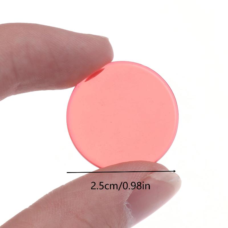 100 Stuks 25 Mm Kleur Plastic Chip Bingo Chip Montessori Interactief Leren Educatie Wiskunde Speelgoed Familie Feest Tellen Speelgoed