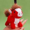 Horse Stepping Flying Swallow Stuffed Animal Keyring Plush Horse Doll Pendant  Birthday Gift