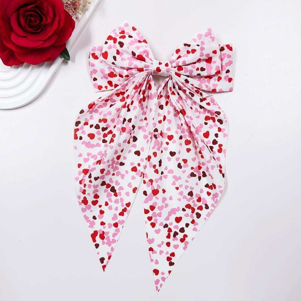 Big Bows Hair Clips Heart Shape Hairpins New Hair Ribbon for Women Girls 1