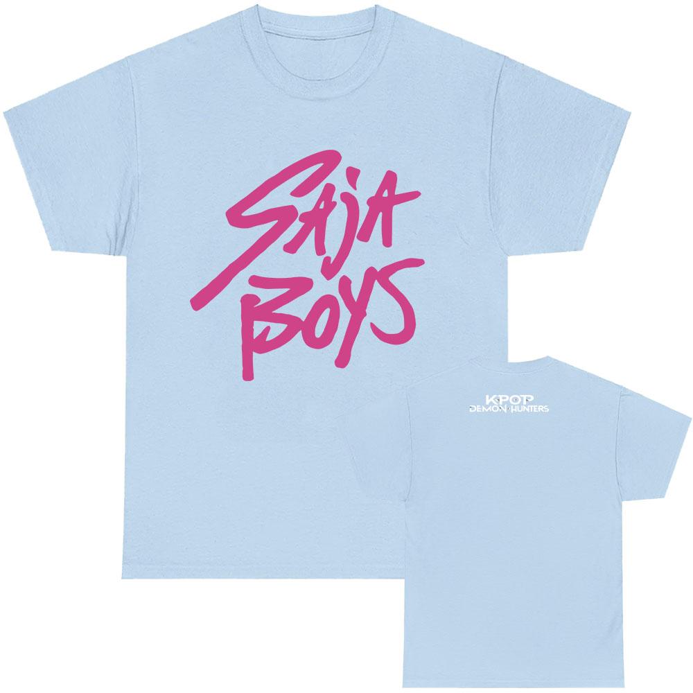 2025 Movie KPop Demon Hunters Tshirts Summer Cotton Loose Male T-shirt Unisex Streetwear Hip Hop Fashion Casual T Shirt Men Tees