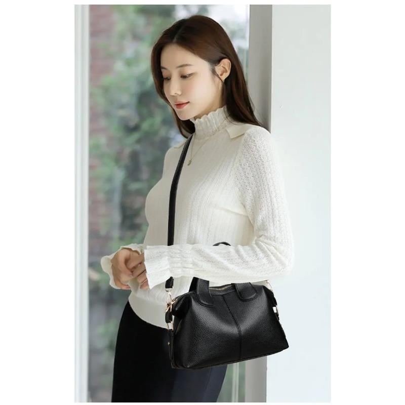 Geantă Tote Chic din Piele cu Curea Detașabilă Geantă de Mână Versatilă Practică pentru Femei Geantă de Umăr Vintage