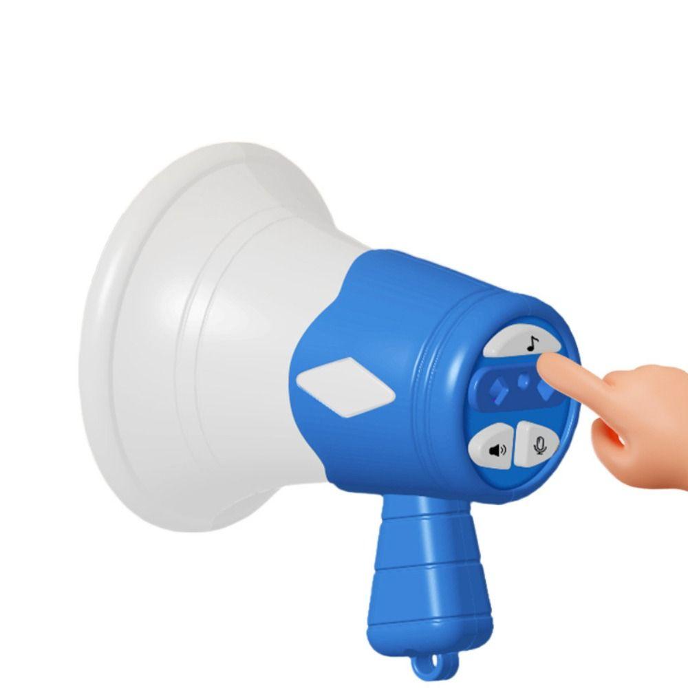 Recording Music Trumpet KeyChain Speaker Handheld Speakers Toy Mini Horn Keychain  Bag Pendant