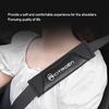 Leather Car Safety Belt Shoulder Pad Cushion Cover For Citroen C3 C5 AIRCROSS C5X C4 Cactus e-C4 X e-C3 Berlingo C-Elysee C1 C6