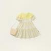 Girls' Floral Summer Dress 2025: Korean Mori Style with Bag - Trendy Pastoral Fashion for Kids