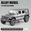 1/22 Scale Jeeps Wrangler Pickup Off-road Vehicle Alloy Model Car Simulation Sound and Light Diecast Metal Toy Collection Gift for Boy