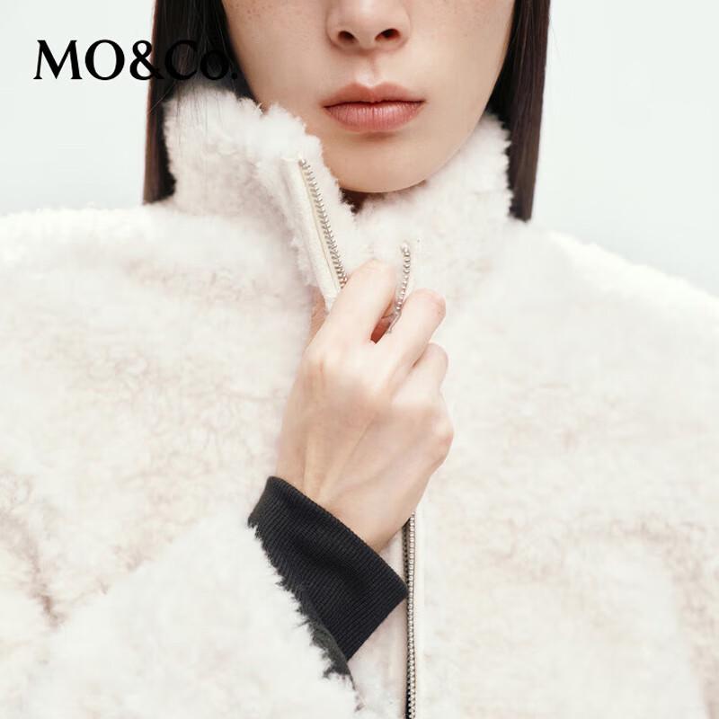 MO&Co. Women's Thick Fleece High-Neck Jacket